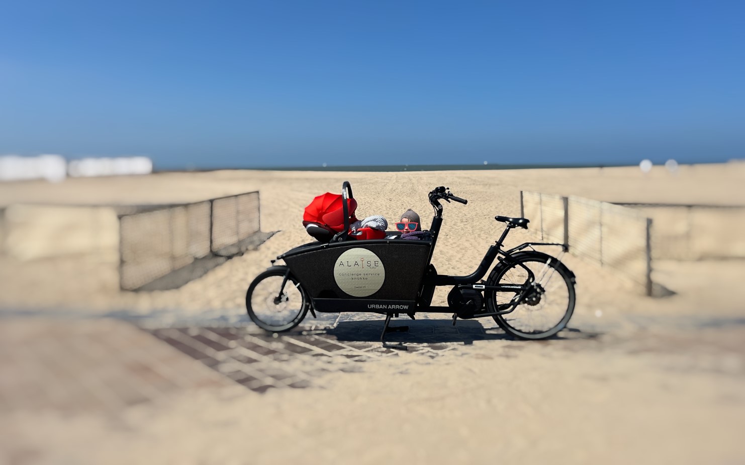 Urban Arrow electric cargo bike Knokke